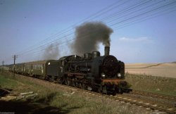 PKP Poland Railways Steam Loco Ok1 302 Gniezno 1974.JPG