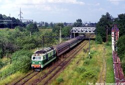 2002.07.16. - szlak p.odg. Grabiszyn - Wrocław Zach. - ET21-331 z poc. posp. nr 76503 rel. Gd...jpg