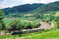 2005.06.18. - Żegiestów - ET21-456 z poc. posp. ''Bieszczady'' rel. Gliwice - Krynica, fot. ...jpg