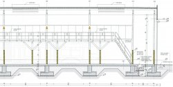 Tramwaje Warszawskie - rozbudowa zajezdni - przekrój podłużny cz 2.jpg