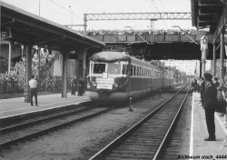 Pierwszy pociąg elektryczny_ WARSZAWA-POZNAŃ_6.6.1964r._1.jpg