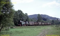 An unidentified TKt48 of a train , out in the countryside near Raba Nizna on the line from NNowy.jpg