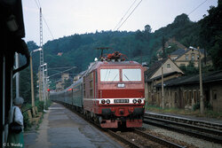 1991.08.24. - Königstein - Škoda 230 003-6 ''Knödelpresse'' z poc. posp., fot. Ingmar Weidi...jpg