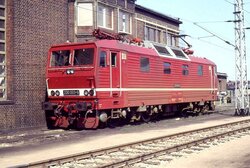 1991.04.18. - Bw Dresden Friedrichstadt - Škoda 230 003-6 ''Knödelpresse'' na terenie macier...jpg