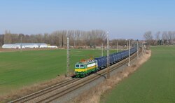 2022.03.21. - Libice nad Cidlinou - Škoda 163 035-9 ''Zosia'' z poc. tow. nr 66371 rel. Třeb...jpg