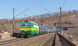 2022.03.13. - Holešovice - Škoda 163 035-9 ''Zosia'' z poc. tow. Nex nr 66360, fot. Honza Ho...jpg