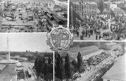 4 cztery wagony osobowe oraz z tyłu lokomotywa manewrowa podobna do Köf II, na zdjęciu doln...jpg